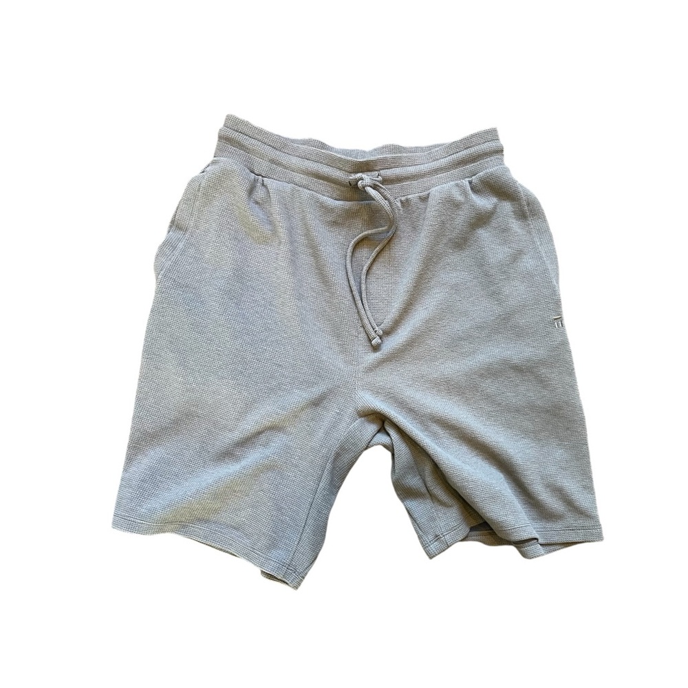 Tommy John Shorts Men Small Gray Lounge Zen Ribbed Knit Casual Comfort